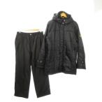  ellesse ellesse выставить верх и низ 2 позиций комплект с хлопком воротник-стойка пальто Zip выше соотношение крыло брюки one отметка Logo L XL чёрный 