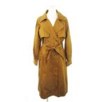  Ungrid UNGRID тренчкот длинный двойной ремень M чай Brown /MN2 #GY99 женский 