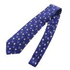  Hermes HERMES галстук постоянный Thai шелк шелк .... часы рисунок общий рисунок темно-синий темно-синий /KW #GY14 мужской 