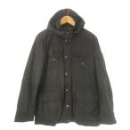  - shupapi-Hush Puppies с хлопком f-ti жакет L чай Brown с капюшоном . длинный рукав заслонка карман /CK4 #GY99 мужской 