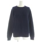 ラルフローレン RALPH LAUREN ニット セーター ウール M 紺 ネイビー ケーブル編み クルーネック 長袖 /KW ■GY99 レディース