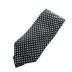  Hermes HERMES галстук широкий галстук шелк шелк общий рисунок Logo чёрный черный #GY47 /MQ #OH мужской 