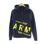 アルマーニエクスチェンジ A/X ARMANI EXCHANGE パーカー XS ネイビー 紺色 長袖 フード付き ロゴプリント トップス 3GYM72YJX1Z /PP