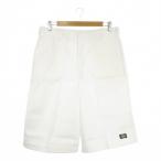 ディッキーズ Dickies ハーフパンツ 36 白 ホワイト センタープレス ロゴ /MN9 ■GY99 メンズ