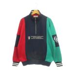 MUNSINGWEAR GRANDSLAM половина Zip футболка воротник-стойка Golf LA темно-синий темно-синий красный красный зеленый зеленый цвет блок длинный рукав 