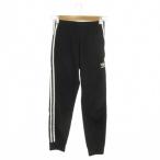  Adidas Originals adidas originals брюки-джоггеры джерси спортивная одежда XS чёрный черный боковой линия Logo вышивка кромка ребра 