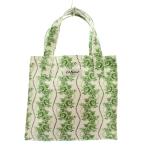 ショッピングキャスキッドソン キャスキッドソン Cath Kidston スモールブックバッグ ハンドバッグ トート 花柄 総柄 緑 グリーン 白 ホワイト /XZ ■GY99