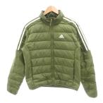  Adidas adidas прекрасный товар пуховик s Lee полоса s Logo L зеленый зеленый /SJ #GY12 мужской 