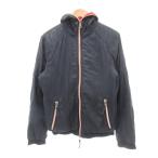 ショッピングduvetica デュベティカ DUVETICA ALETEDUE ダウンジャケット フーディー ジップアップ 48 紺 ネイビー /SJ ■GY12 メンズ