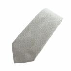 ルイヴィトン LOUIS VUITTON ネクタイ レギュラータイ 絹 シルク モノグラム ロゴ 総柄 グレー ■GY47 /MQ ■OH メンズ