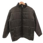DUNLOP с хлопком жакет блузон Logo plate Zip выше M хаки /FF #GY12 мужской 