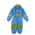 LEYTON KIDS лыжи одежда комбинезон 100 синий голубой с хлопком с капюшоном . в клетку мужчина boys /AO1 #GY99 Kids 