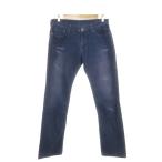 ショッピングロンハーマン ロンハーマン ヴィンテージ  R.H.vintage コーデュロイパンツ スリム ストレート ダメージ加工 32 青 ブルー /AH5 ■GY99 メンズ