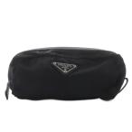 プラダ PRADA ポーチ 化粧 メイク トライアングルロゴ ナイロン ブラック /YO19 ■GY01 レディース