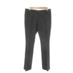 teto Homme TETE HOMME слаксы брюки M чёрный черный одноцветный полный length распорка нога /AO2 #GY99 мужской 
