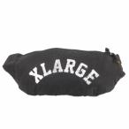  XLarge X-LARGE сумка-пояс сумка "body" чёрный черный Logo принт молния открытие и закрытие /NU #GY99 мужской 