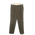  Durban DURBAN MODULAR брюки твид 88 чай Brown в клетку tuck ввод полный length /MN38 #GY99 мужской 