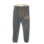  Emporio Armani EMPORIO ARMANI EA7 брюки-джоггеры тренировочный спортивная одежда M серый Logo draw -тактный кольцо талия 