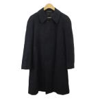  Lanvin LANVIN пальто с отложным воротником внешний шерсть длинный в клетку соотношение крыло кнопка R48 M-L темно-синий темно-синий /XZ #GY50 мужской 