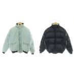  Moncler MONCLER Vintage пуховик двусторонний воротник-стойка двусторонний Asics представительство магазин 90-4 голубой nei