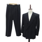  Durban формальный костюм выставить верх и низ tailored jacket средний длина двойной кнопка слаксы брюки длинный длина полоса рисунок 