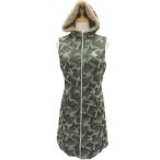  Callaway Golf одежда с хлопком One-piece be strong длина M хаки камуфляж рисунок камуфляж с капюшоном . стразы /SM13 женский 