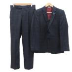  Renoma формальный костюм выставить верх и низ tailored jacket средний длина одиночный кнопка конические брюки лодыжка длина темно-синий темно-синий 