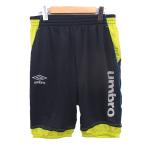  Umbro UMBRO футбол одежда футзал шорты Logo принт Logo .? XO черный светло-зеленый чёрный желтый зеленый /TT