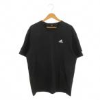  Adidas adidas ESSENTIALS PLUS SPORTWEAR футболка вырез лодочкой короткий рукав Logo вышивка спорт одежда XL чёрный черный /AH2 #GY99