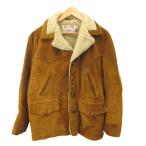  Schott SCHOTT мутоновое пальто жакет верхняя одежда натуральная кожа внутри боа 40 Camel замша ... кнопка длинный рукав половина длина /AY #GY12 мужской 