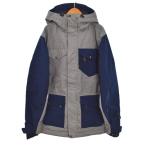 MISTRAL одежда для сноуборда жакет капот Parker Zip выше мульти- карман одноцветный bai цвет M серый серый темно-синий темно-синий 