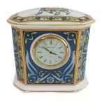  Wedgwood WEDGWOOD утиль голубой Elephant стол часы настольные часы кварц аналог 2 стрелки общий рисунок синий голубой Gold цвет 