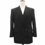  Durban DURBAN костюм tailored jacket 96AB5 чёрный черный двойной breast общий подкладка средний длина /YS45 #GY99 мужской 