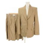  H &amp; M H&amp;M EDITION костюм выставить жакет XS брюки гаучо широкий 38 чай Brown длинный рукав двойной breast /AH5