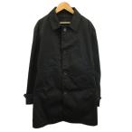  Be mingbai Beams B:MING LIFE STORE by BEAMS пальто с отложным воротником M чёрный черный одноцветный постоянный цвет длинный рукав /NP #GY74