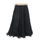  Dance мода Piaa Dance Fashion Pier бальные танцы flair юбка длинный длина M чёрный черный стразы /SM77 женский 