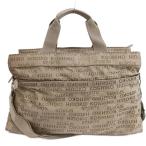  Hiroko Koshino HIROKO KOSHINO SPORTS сумка "Boston bag" плечо 2WAY нейлон Logo общий рисунок бежевый /XZ #GY19 женский 