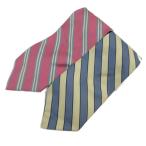  Brooks Brothers BROOKS BROTHERS галстук 2 шт. комплект шелк шелк широкий галстук полоса розовый синий Blue Eye bo Lee 