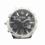 ニクソン NIXON ジャンク品 SIMPLIFY 腕時計 クォーツ アナログ ステンレス シルバーカラー 文字盤ブラック THE 51-30 /UO メンズ
