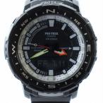カシオ CASIO プロトレック 腕時計 ウォッチ アナデジ クォーツ ロゴ 黒文字盤 黒 ブラック PRT-B70BE-1JR /MQ メンズ