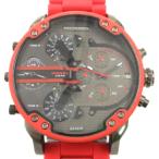 ディーゼル DIESEL Mr. Daddy 2.0 腕時計 DZ-7370 アナログウォッチ クォーツ クロノグラフ カレンダー 赤 レッド 文字盤ブラック /AE