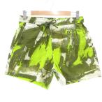  не использовался товар Zara ZARA с биркой Abu -тактный lakto принт постоянный Fit плавки шорты M зеленый зеленый 0495 /UO