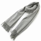 ジョンストンズオブエルガン Johnstons of Elgin 大判ストール マフラー カシミヤ グレー /UO レディース