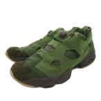 リーボック Reebok インスタポンプフューリー スニーカー シューズ ロゴ 刺繍 28cm 緑 グリーン BS9729 /FF メンズ