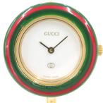ショッピンググッチ グッチ GUCCI ジャンク品 チェンジベゼル シェリーライン 腕時計 1100-L アナログウォッチ クォーツ ゴールドカラー /AE レディース