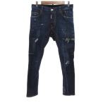 ディースクエアード DSQUARED2 21年製 Tidy Biker Jean タイディ バイカー ジーンズ デニムパンツ 44 ブルー系 /UO メンズ