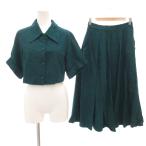 tuen чай zTnewTies выставить классический образец блуза юбка общий рисунок M зеленый зеленый /AE женский 