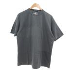 ショッピングギャルソン 未使用品 コムデギャルソンオム COMME des GARCONS HOMME タグ付き 綿天竺MIX パッチワークTシャツ 半袖 染色加工 S グレー系 AD2020