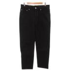 ザラ ZARA ORIGINS デニム パンツジーンズ ボタンフライ 40 黒 ブラック /FF メンズ