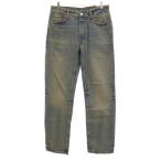 ショッピングzara ザラ ZARA デニムパンツ ジーンズ オーバーダイ加工 40 ブルー系 /UO メンズ